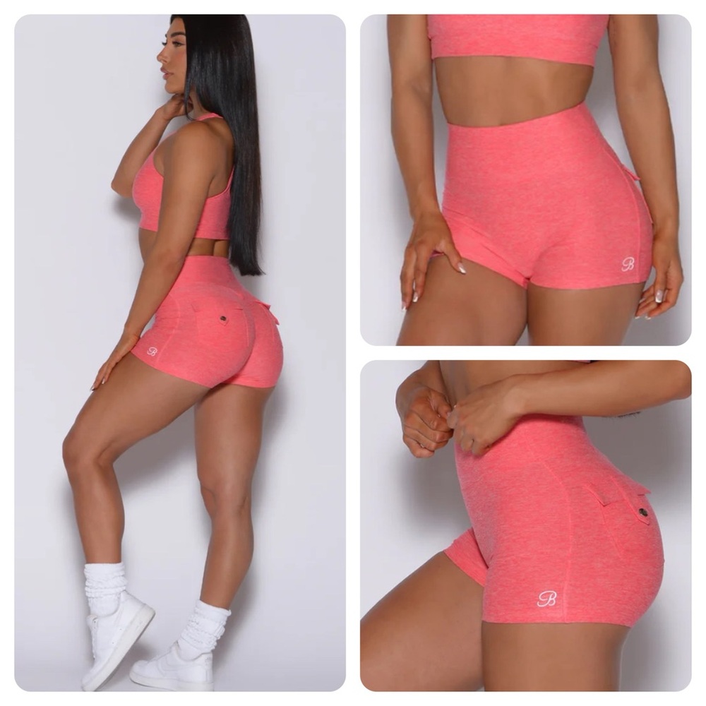 Bombshell Sportswear Pink Athletic Shorts